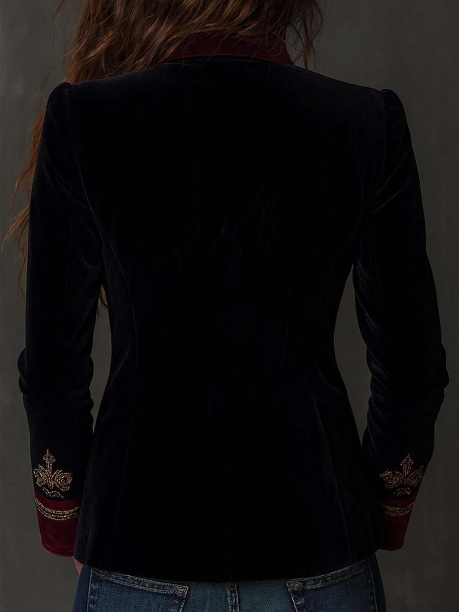 Raquelle™ | Vintage Baroque Embroidered Blazer