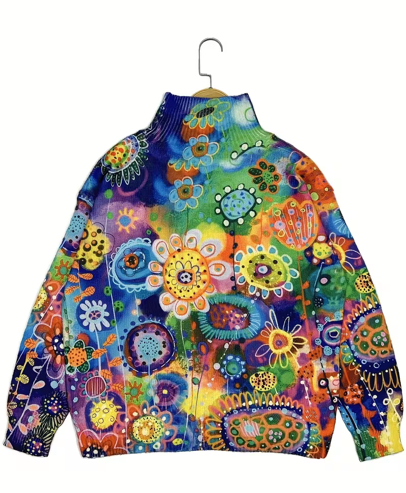 Wisteria™ | Kaleidoscope Bloom Turtleneck — 2
