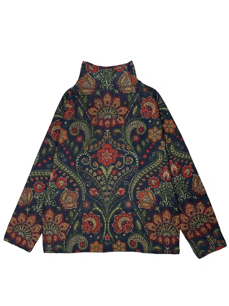 Genoveva™ | Midnight Medallion Turtleneck — 2