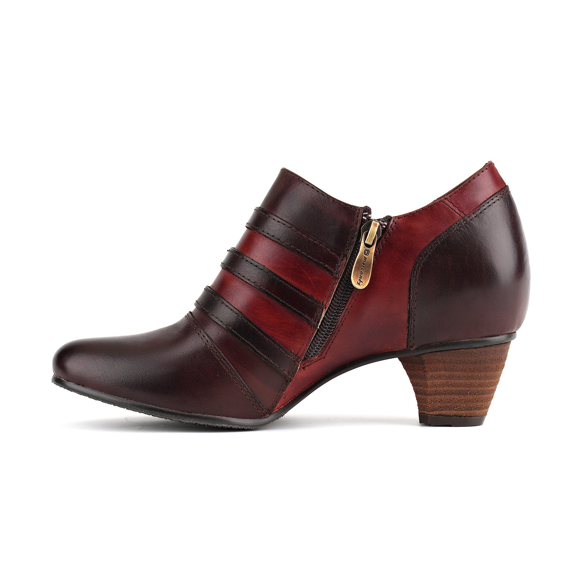 Roswyn™ | Vintage Two-Tone Floral Bootie