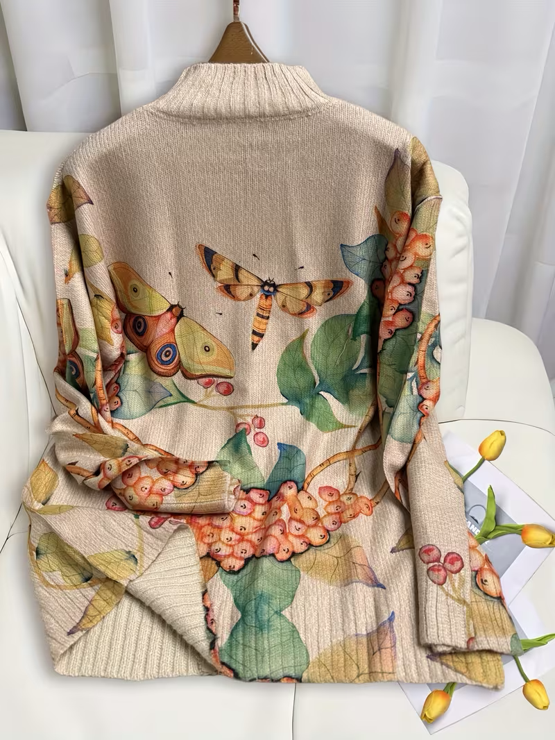 Brontë™ | Butterfly Garden Zip Cardigan — 3