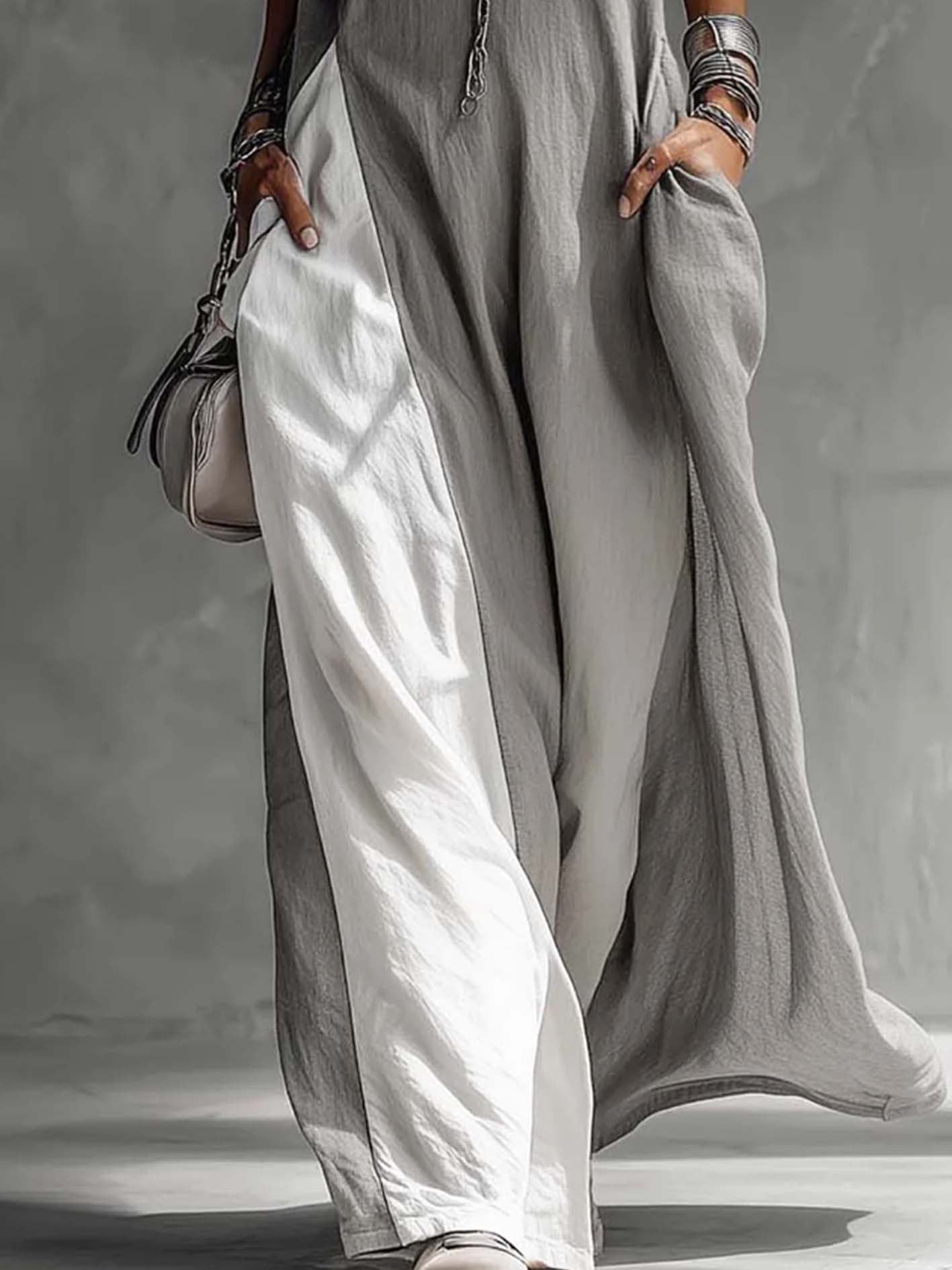 Ottilie™ | Color Block Maxi Dress