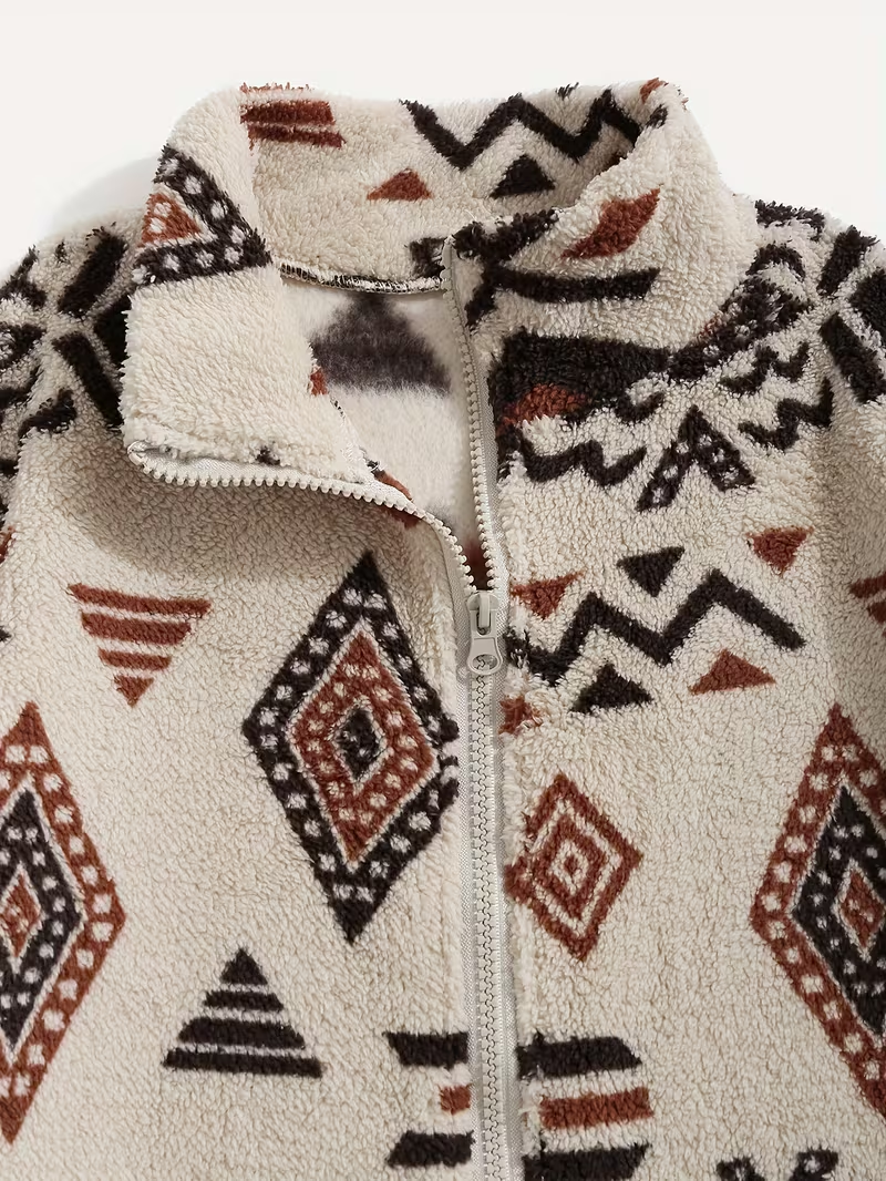 Sedona™ | Aztec Sherpa Zip Jacket — 3