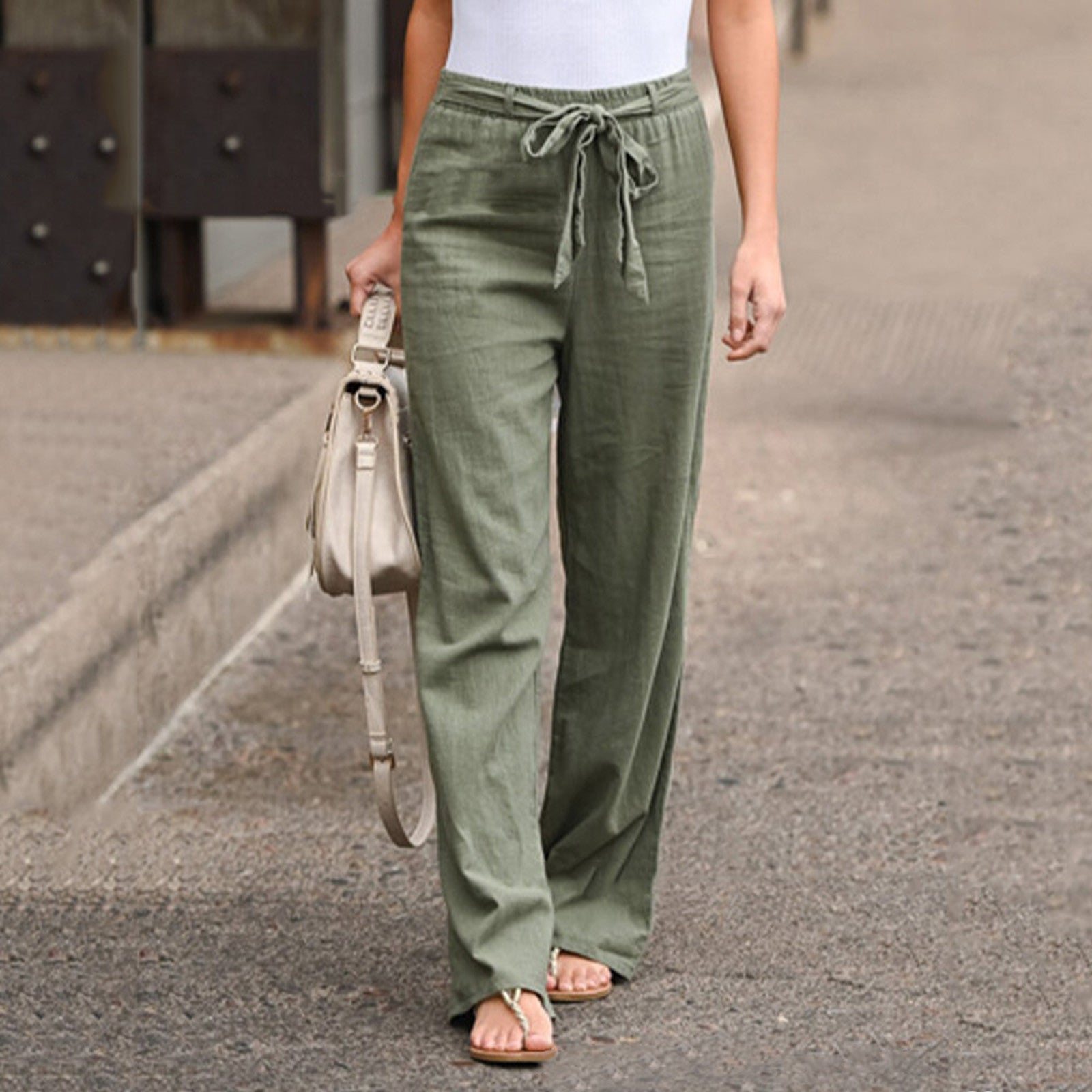 Mireille™ | Wide-Leg Drawstring Pants