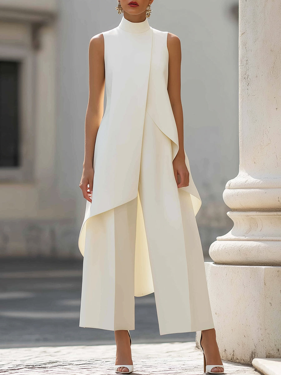 Jacinda™ | Elegant Draped Jumpsuit