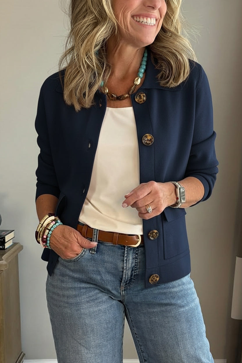 Paxton™ | Lapel Pocket Button-Front Jacket