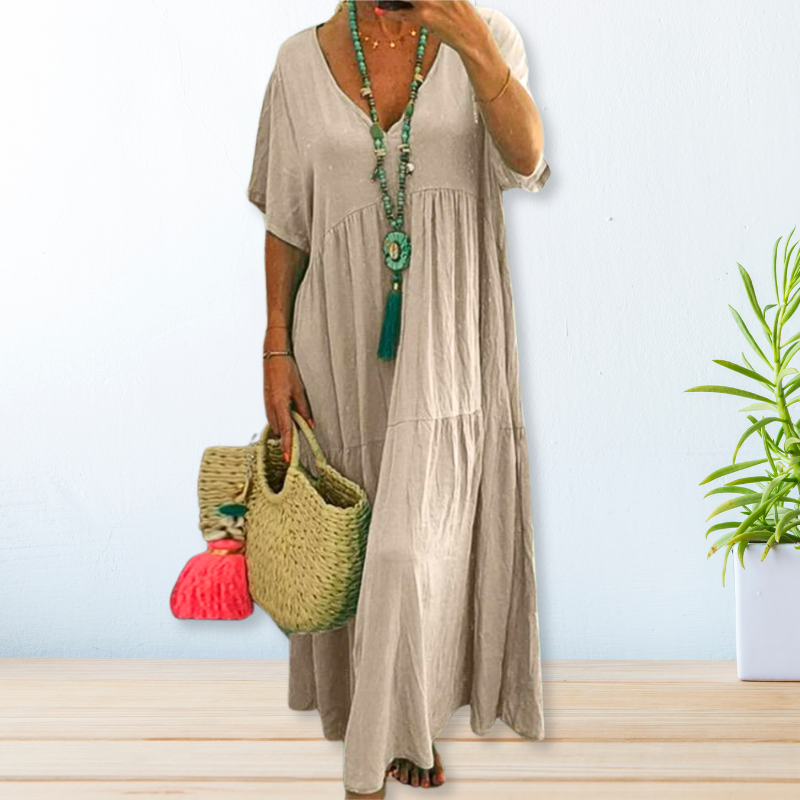 Maelis - Cotton Linen Dress