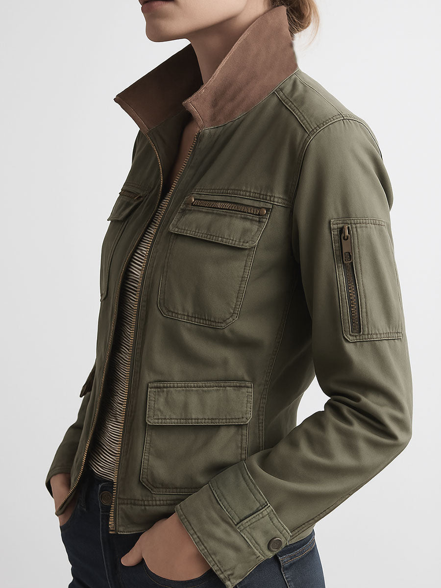 Portia™ | Utility Pocket Cargo Jacket
