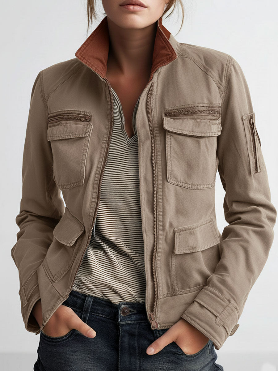 Portia™ | Utility Pocket Cargo Jacket