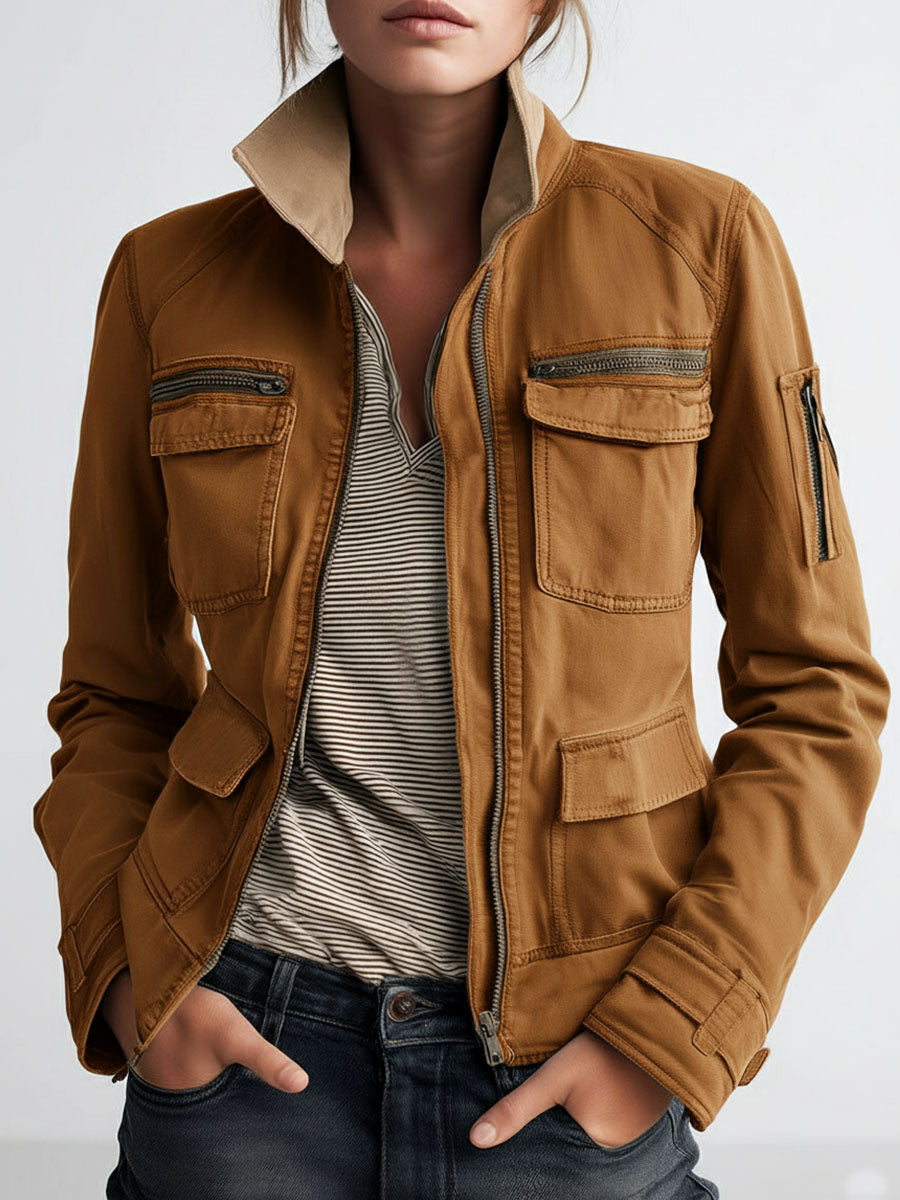 Portia™ | Utility Pocket Cargo Jacket