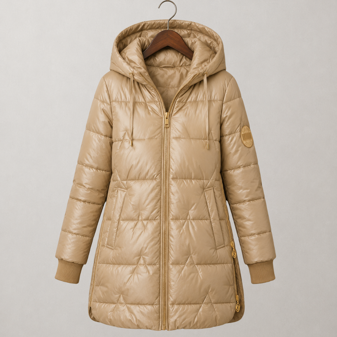 Devonna™ | Long Warm Quilted Jacket