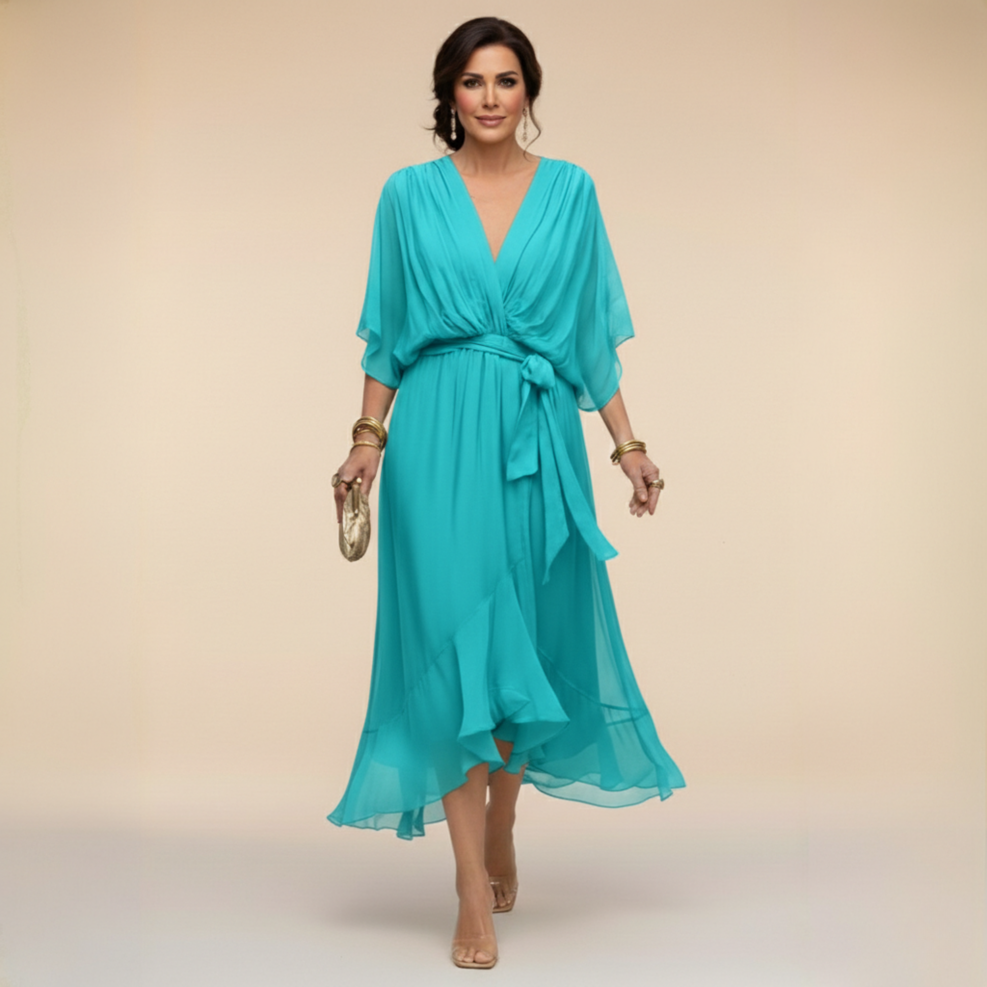 Monica™ | Elegant Midi Dress