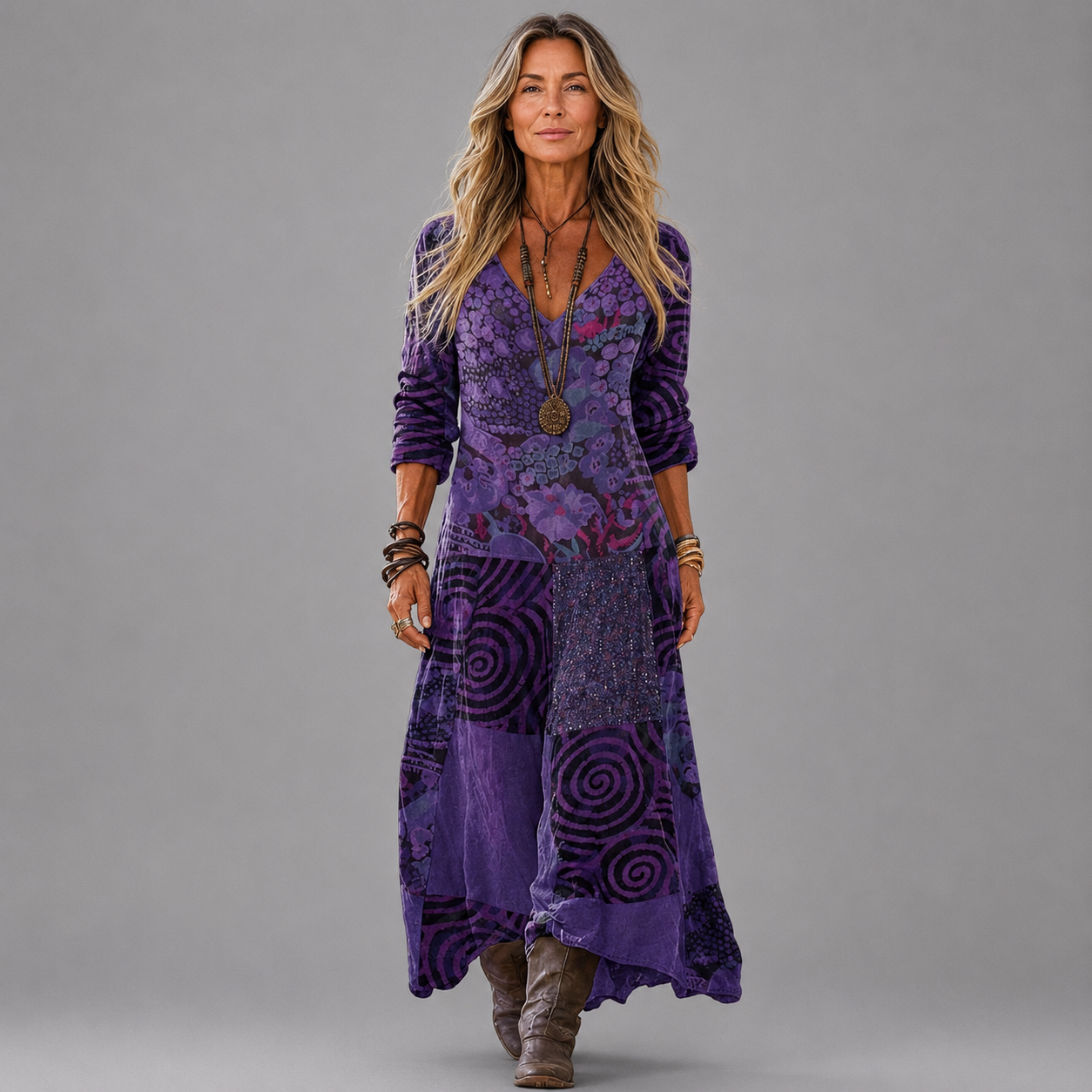 Bria™ | Breezy Loose Comfortable Fit Maxi Dress