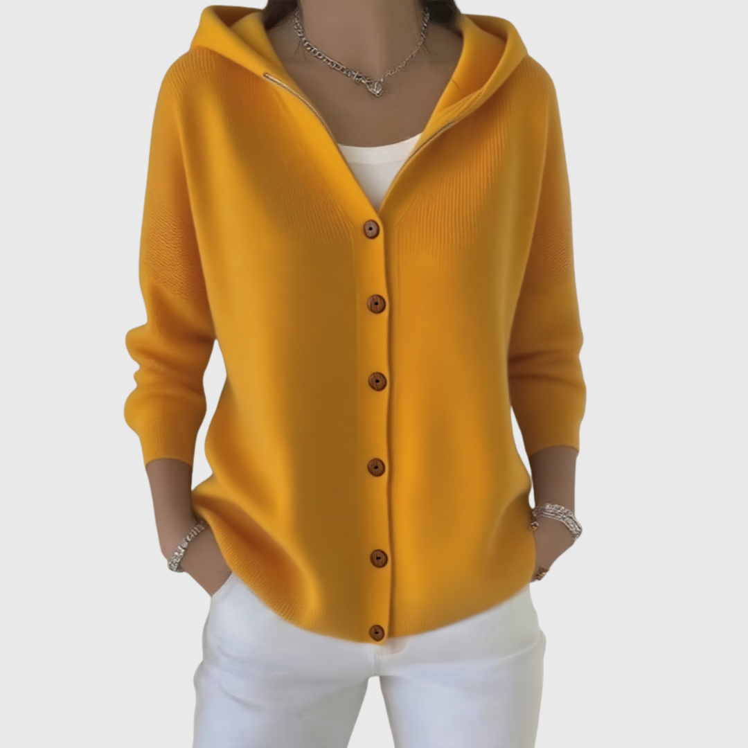 Sabrina™ | Hooded Button-Down Cardigan