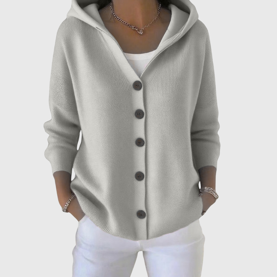 Sabrina™ | Hooded Button-Down Cardigan