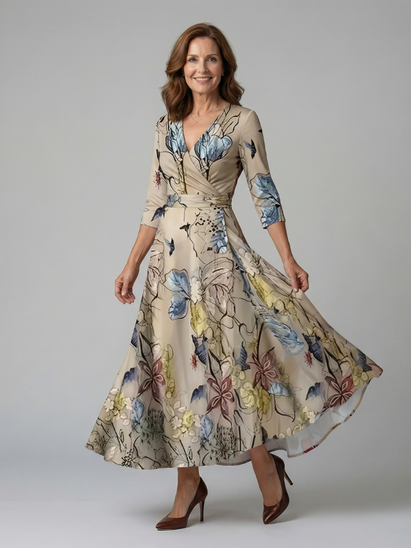 Natalia™ | Elegant Midi Dress