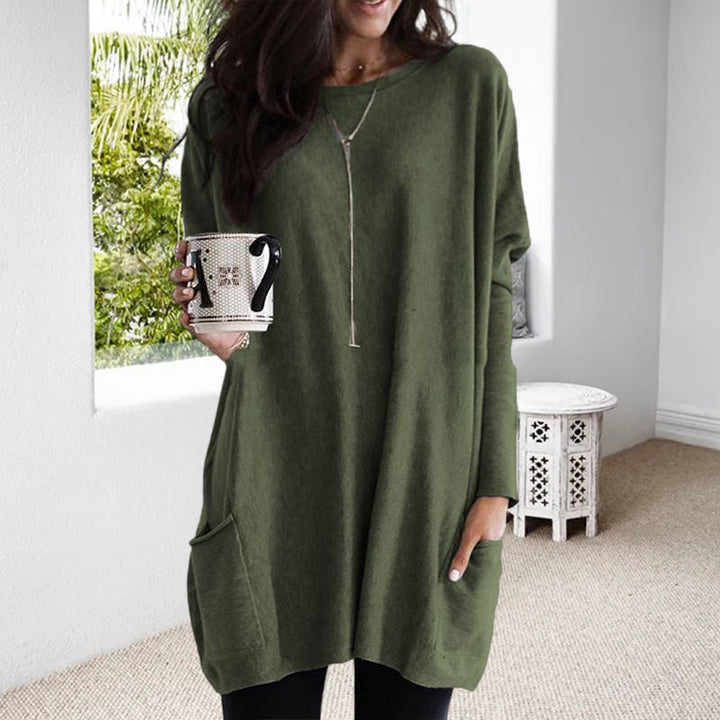 Dacey™ | Long Tunic Dress with Pockets