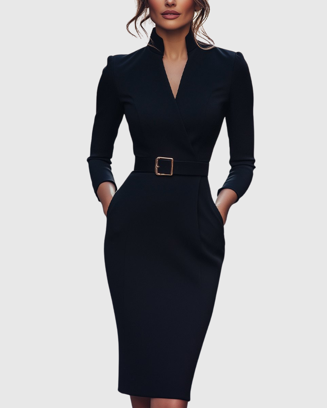 Refined Midi Dress