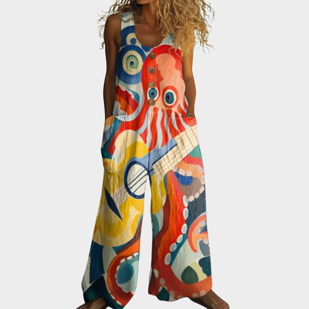Abriana™ | Printed Relaxed Jumpsuit
