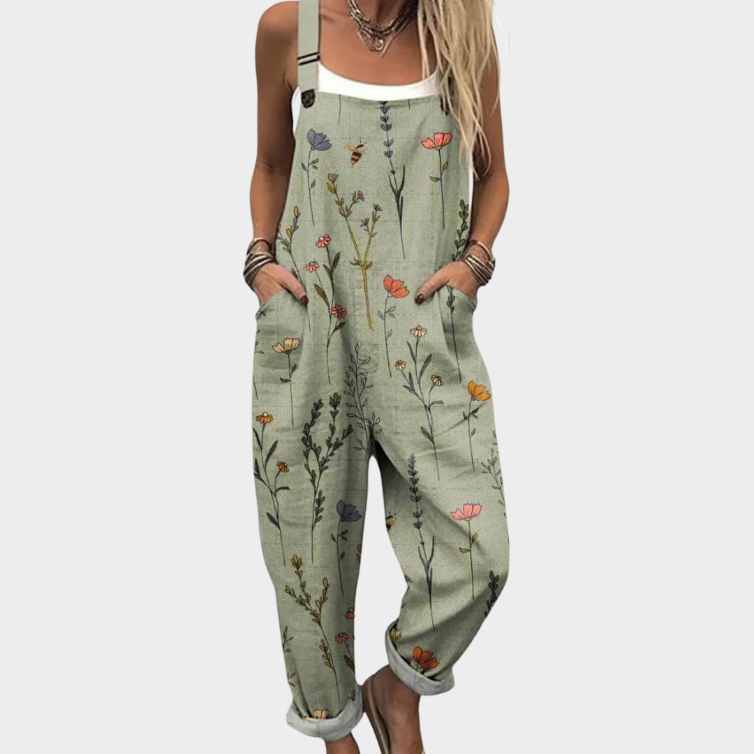 Fiorelle™ | Printed Dungarees