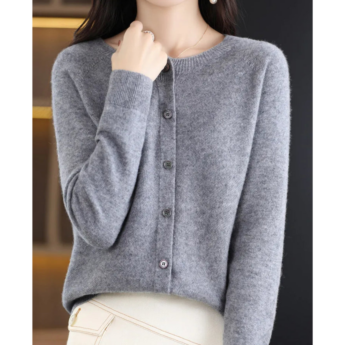 Sidra™ | Open Front Knit Cardigan