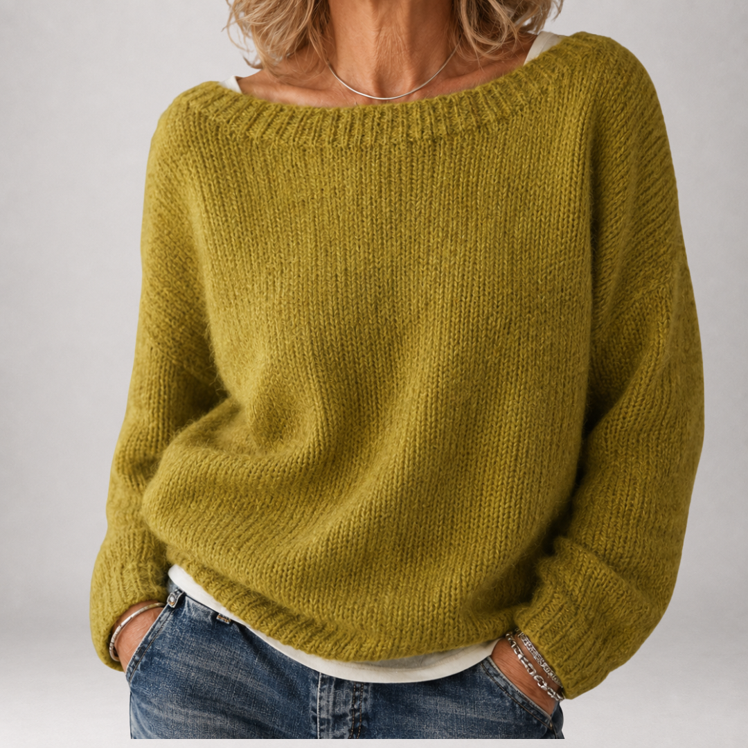 Brienne™ | Chunky Boat Neck Sweater