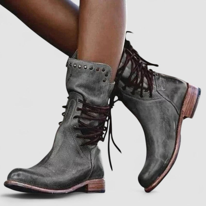 Lorelei™ | Vintage Lace-Up Ankle Boots