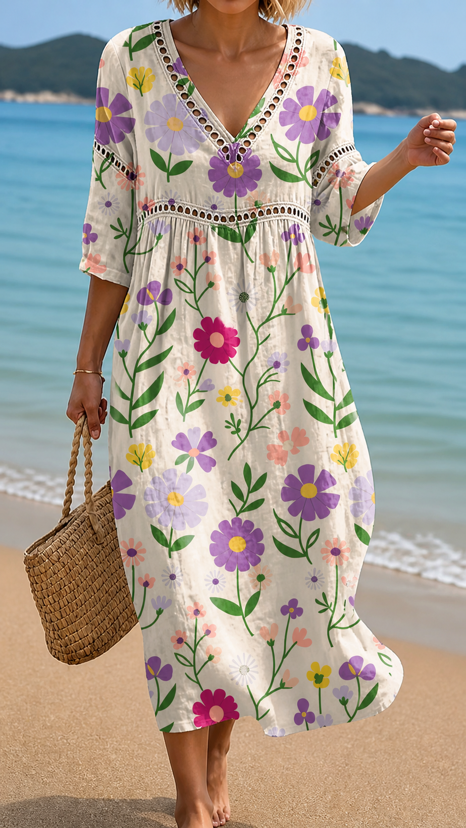 Sundelle™ | Floral Beach Dress