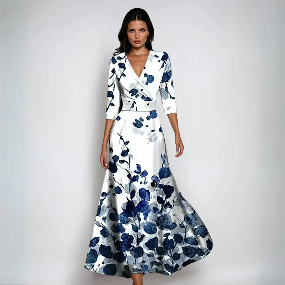 Paulette™ | Elegant Floral Maxi Dress