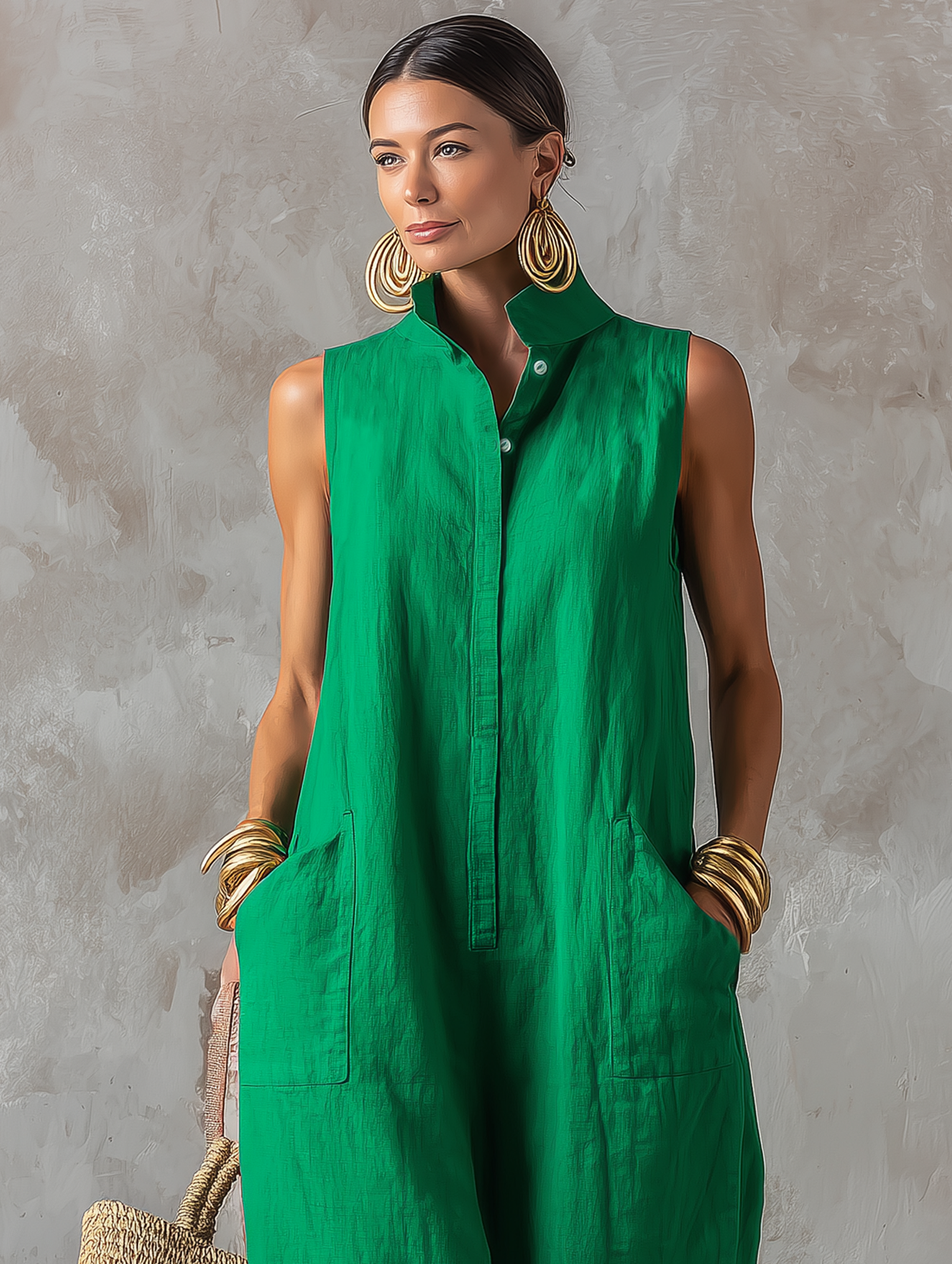 Inez™ | Relaxed Sleeveless Jumpsuit