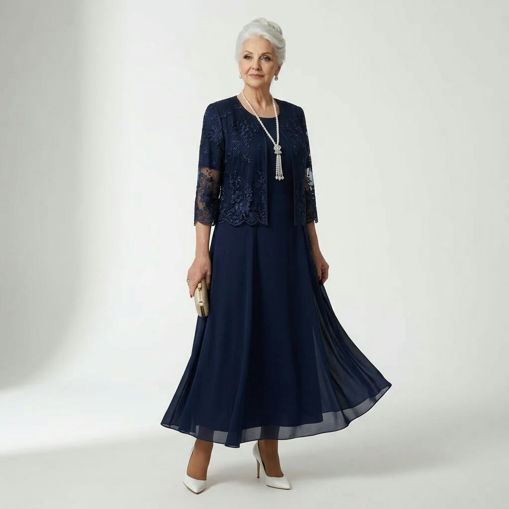 Felicia™ | Lace Jacket Dress Set