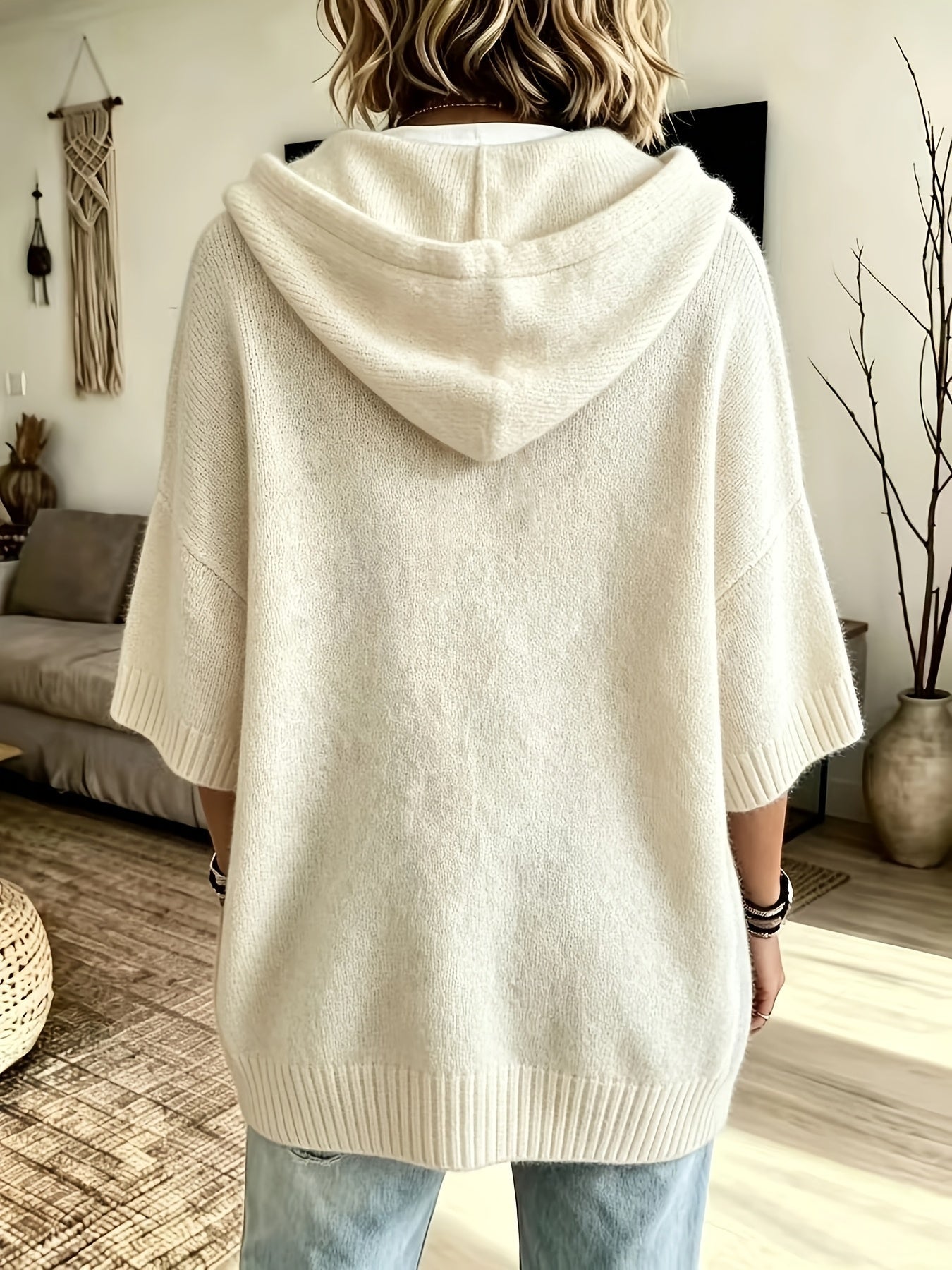 Mirabel™ | Hooded Cape Sweater