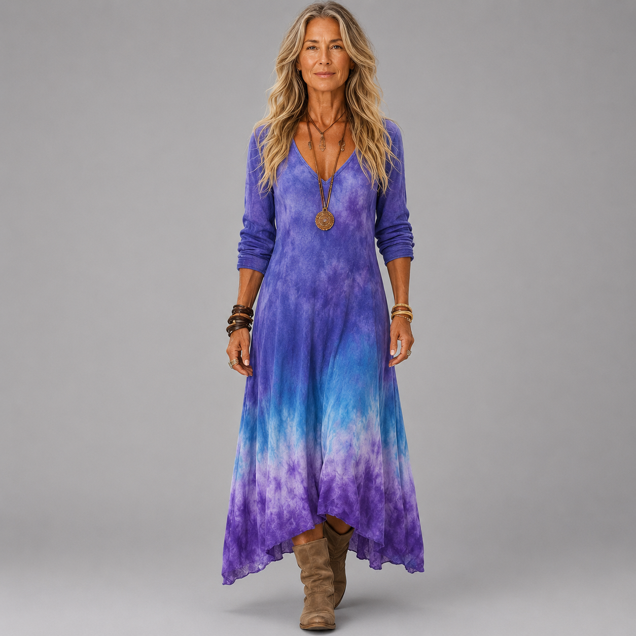 Dahlia™ | Breezy Comfortable Daily Style Maxi Dress