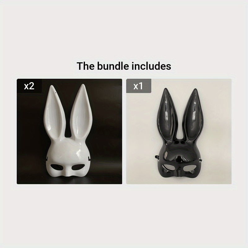 Women's Halloween Masquerade Bunny Mask