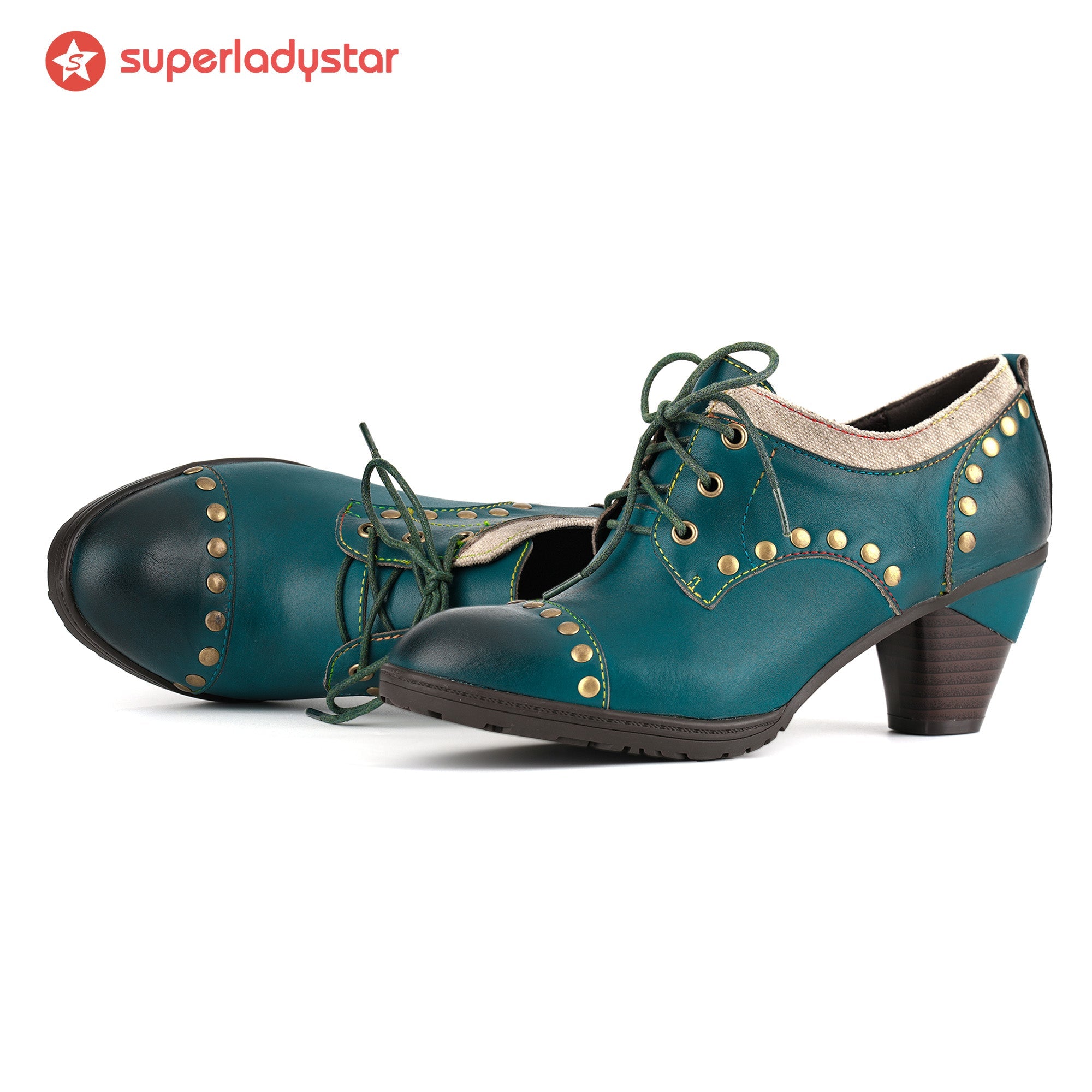 Olexa™ | Studded Oxford Heels