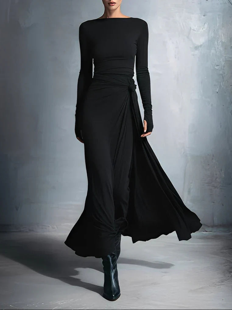 Tovaine™ | Maxi dress with side knot