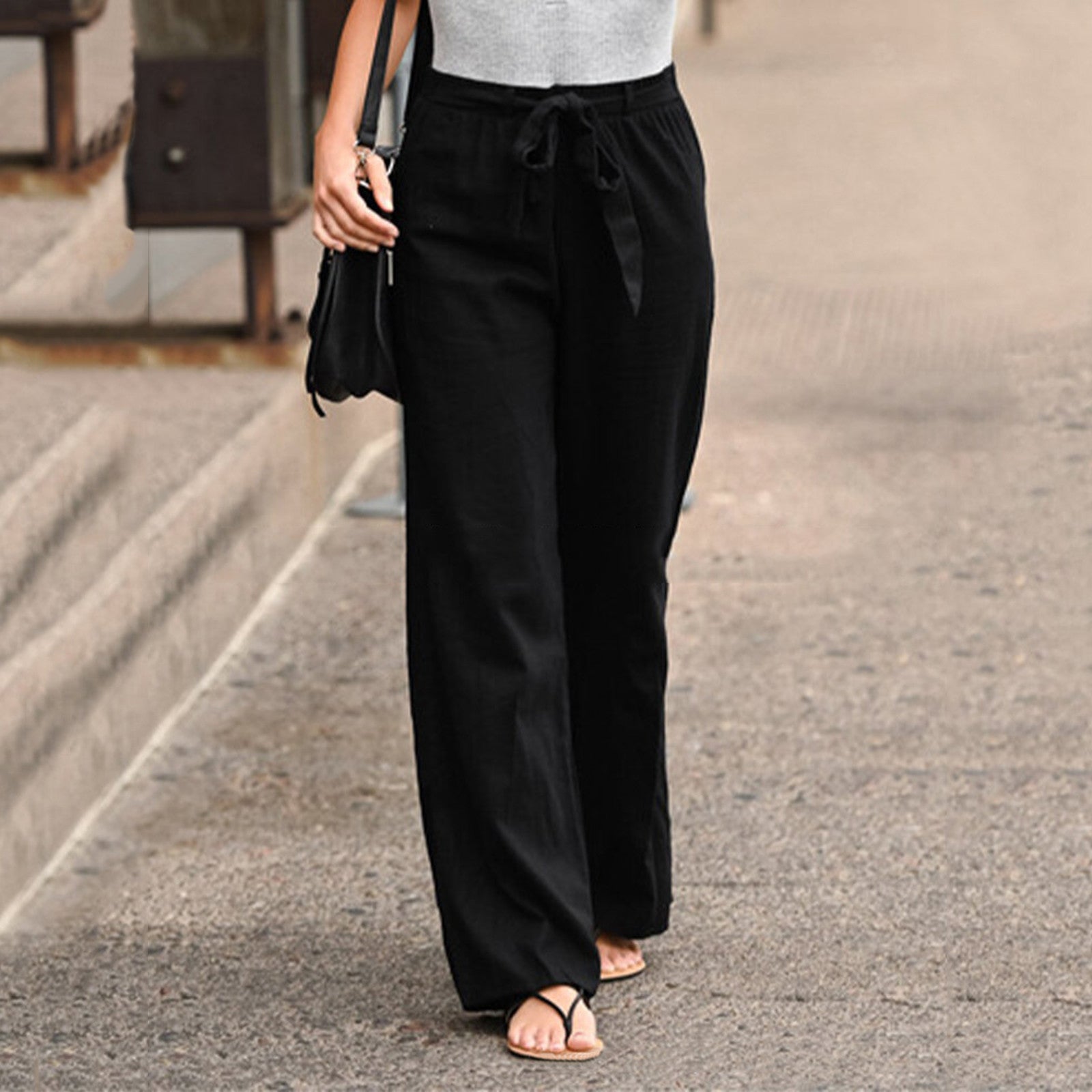 Mireille™ | Wide-Leg Drawstring Pants