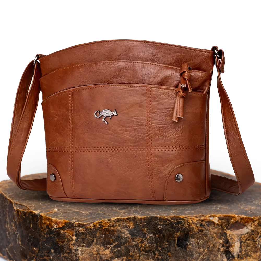 Katarina™ | Kangaroo Emblem Crossbody Bag