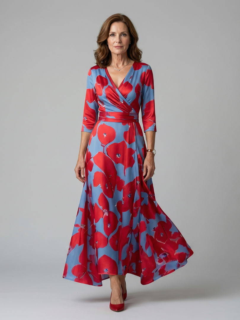 Natalia™ | Elegant Midi Dress