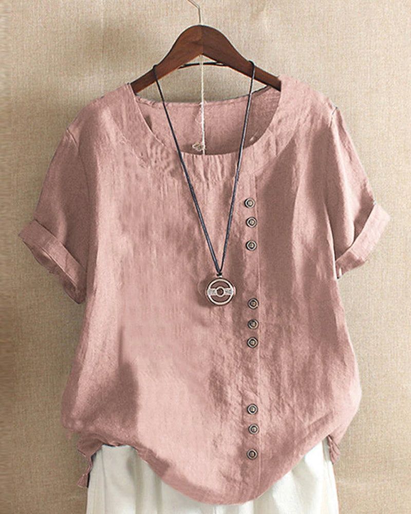 Jorvelle™ | Short Sleeve Blouse