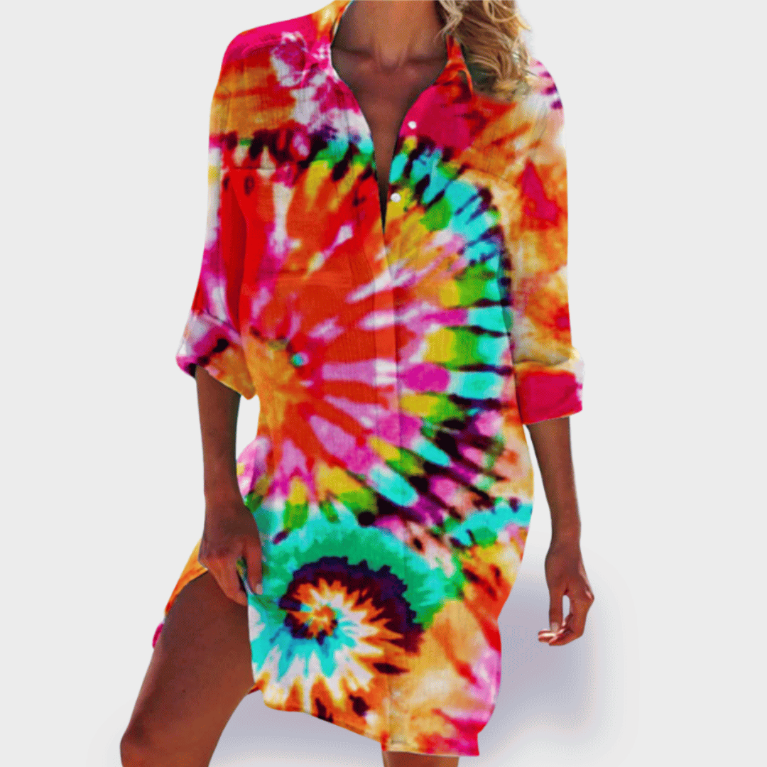 Jivara™ | Vibrant Colorful Lightweight Summer Dress
