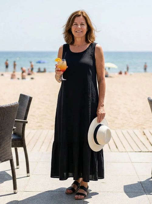 Freya™ | Easy Drape Midi Dress