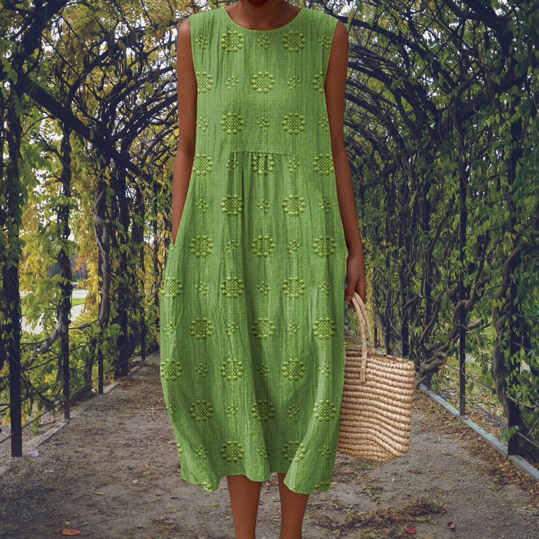 Rosalind™ | Elegant sleeveless dress with pockets