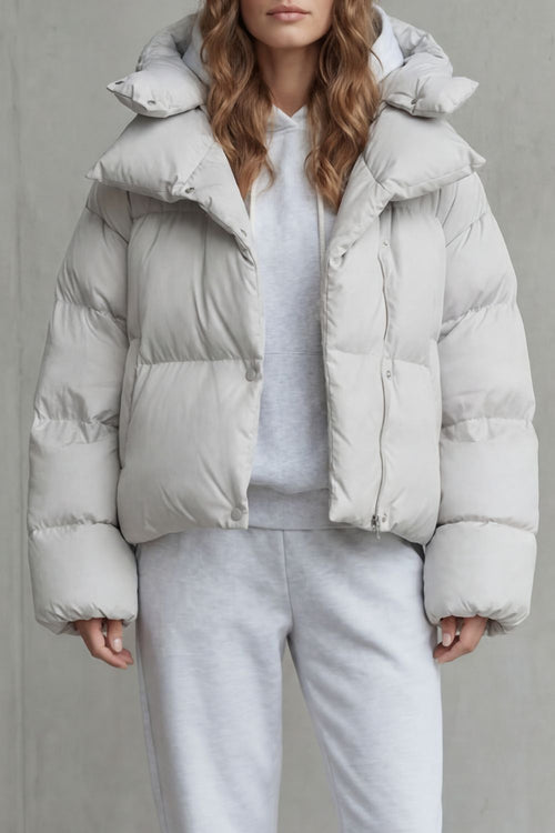 Elvéra | Women's Cloud Padded Cropped Puffer Jacket