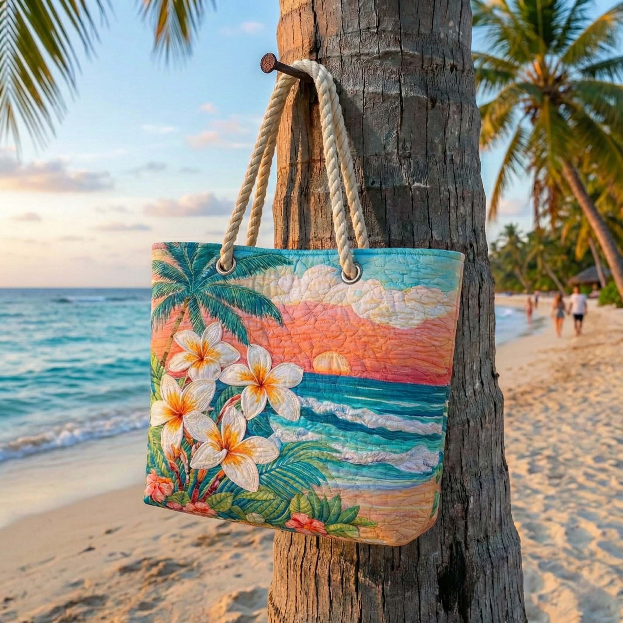 Josephine™ | Quilted Beach Tote Bag