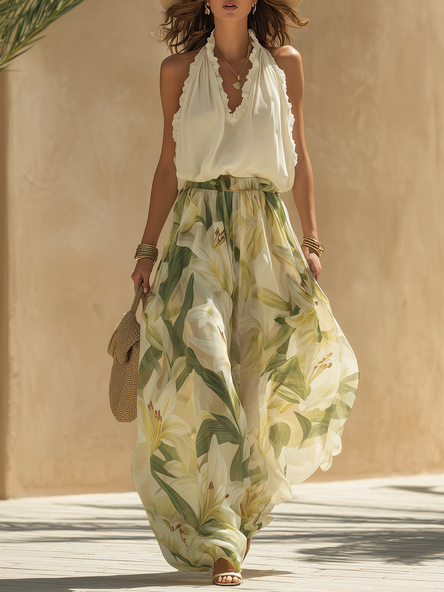 Priscilla™ | Elegant Floral Print Set