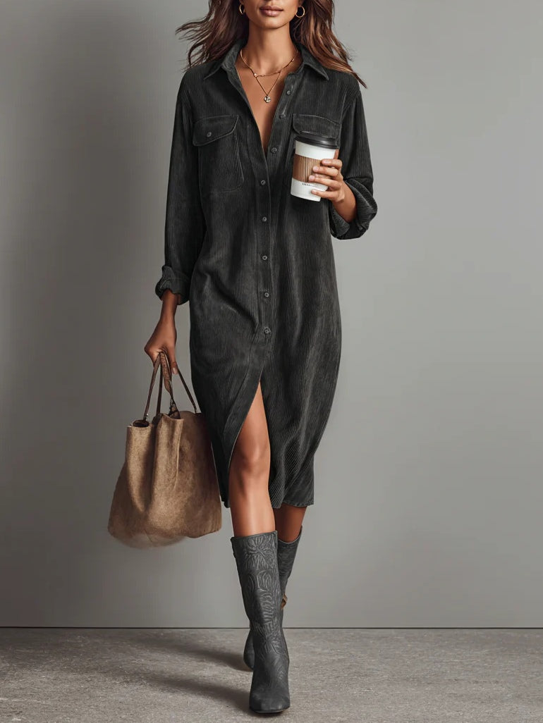 Sheridon™ | Button-Down Midi Dress