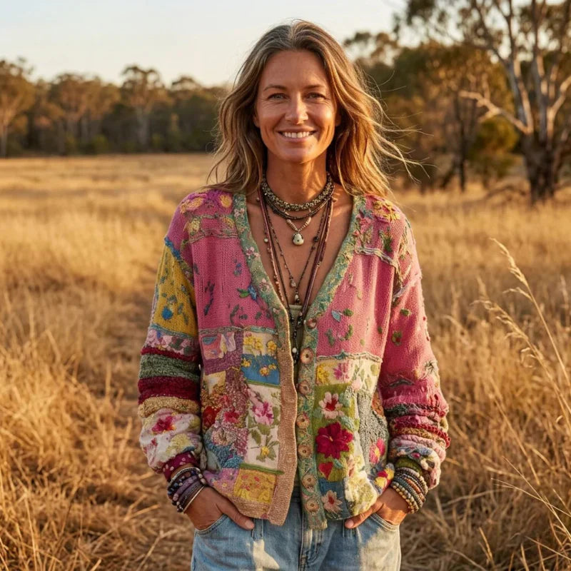 Bramble™ | Boho Patchwork Cardigan