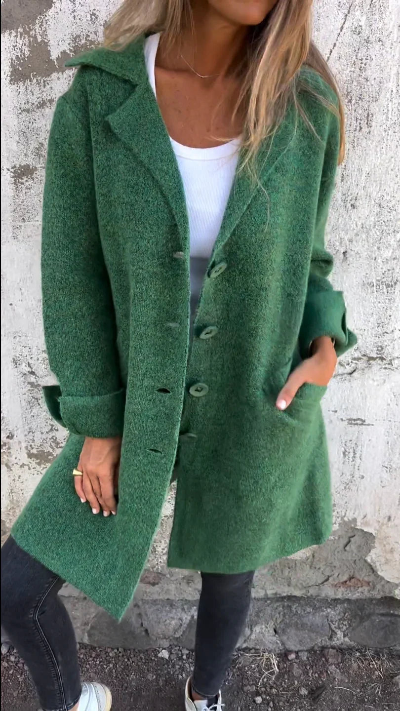 Bailey | Women's Long Casual Lapel Single-Breasted Coat