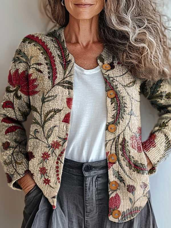 Pearla™ | Nature-Inspired Floral Cardigan